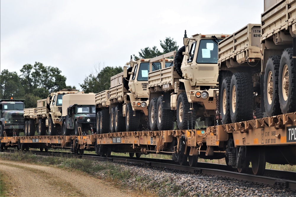 September 2019 Rail Movement at Fort McCoy