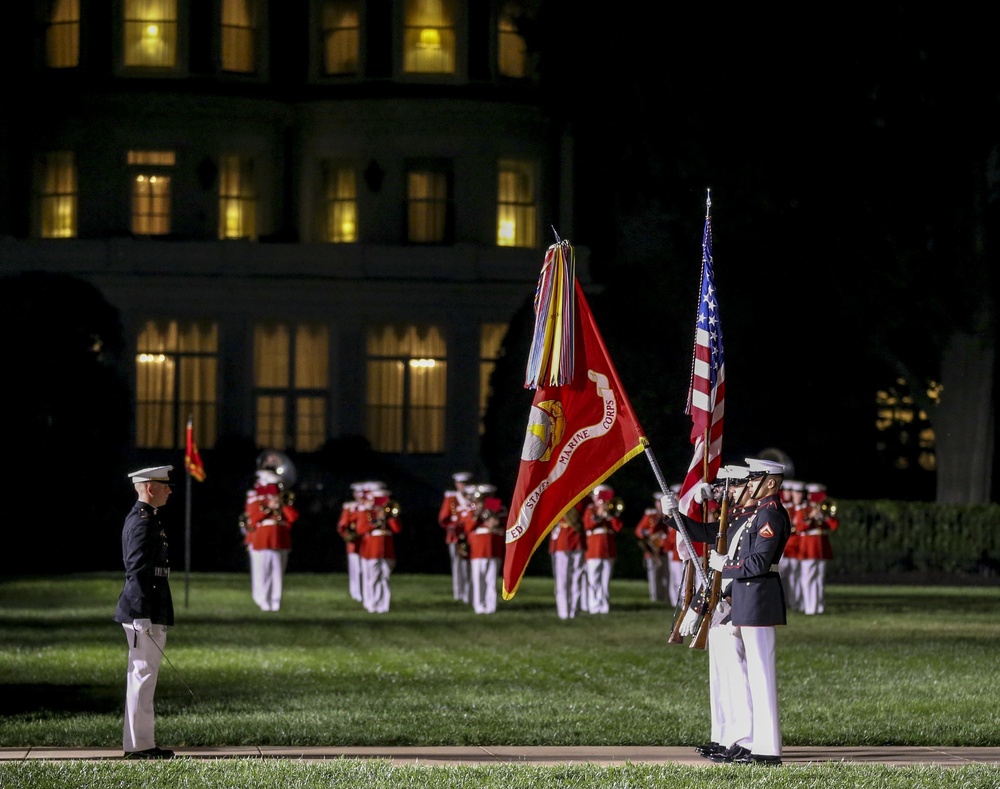 Barracks' Marines host a retirement for Gen. Thomas D. Waldhauser