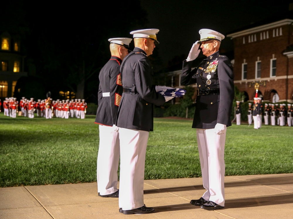 Barracks' Marines host a retirement for Gen. Thomas D. Waldhauser