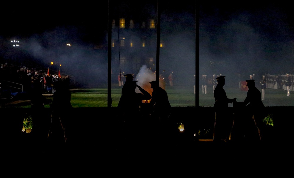 Barracks' Marines host a retirement for Gen. Thomas D. Waldhauser