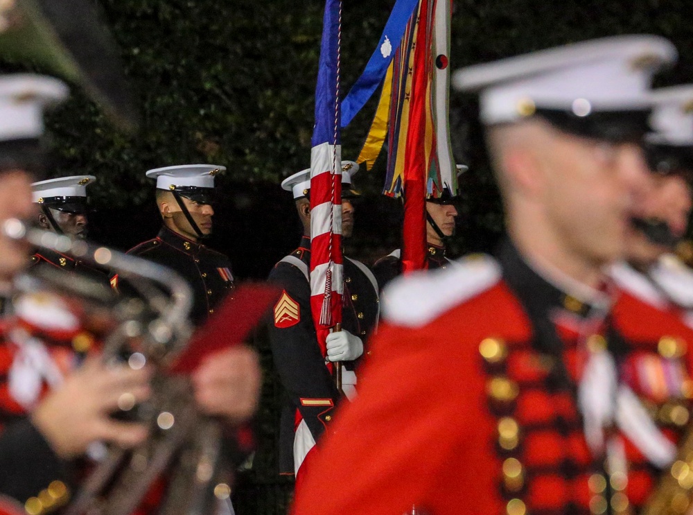 Barracks' Marines host a retirement for Gen. Thomas D. Waldhauser