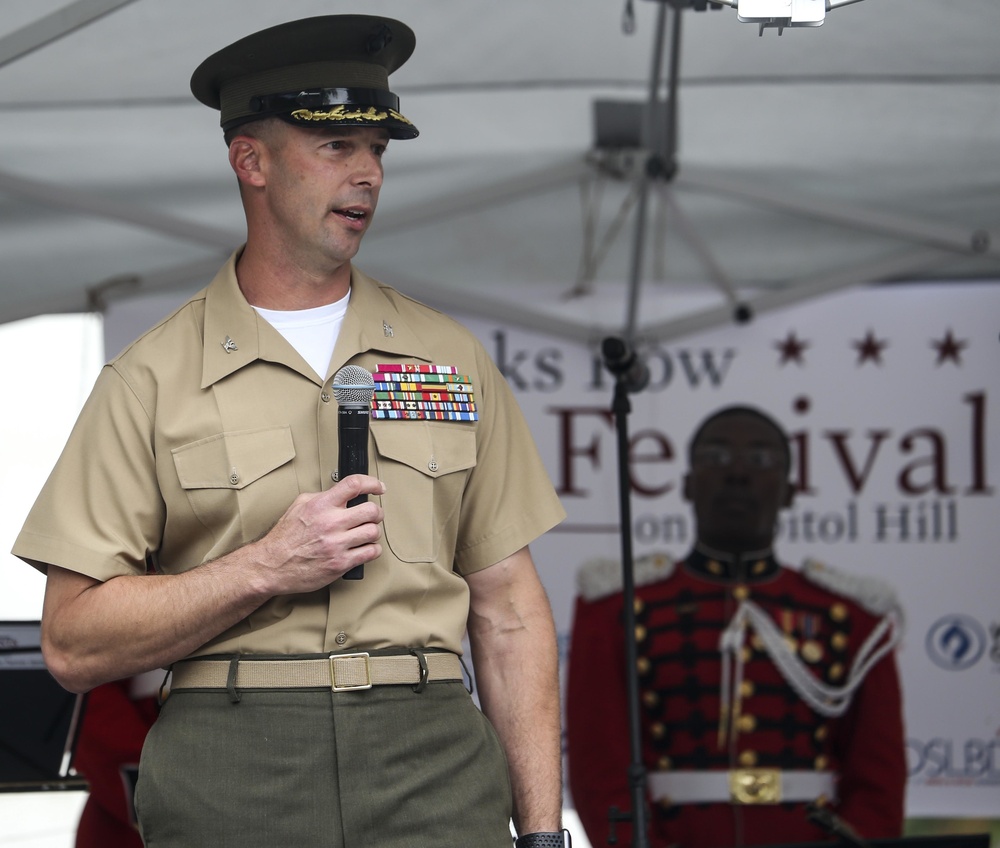 Marines perform for annual Barracks Row Festival