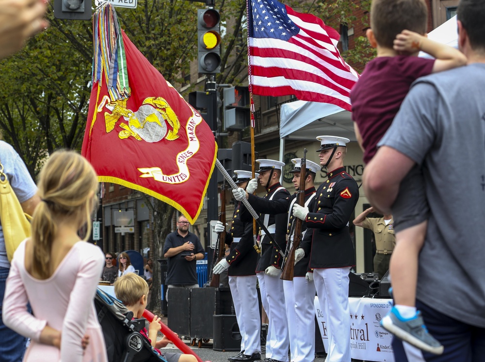 Marines perform for annual Barracks Row Festival