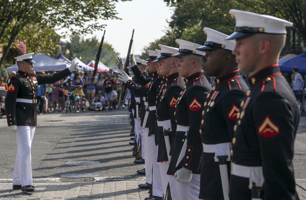 Marines perform for annual Barracks Row Festival