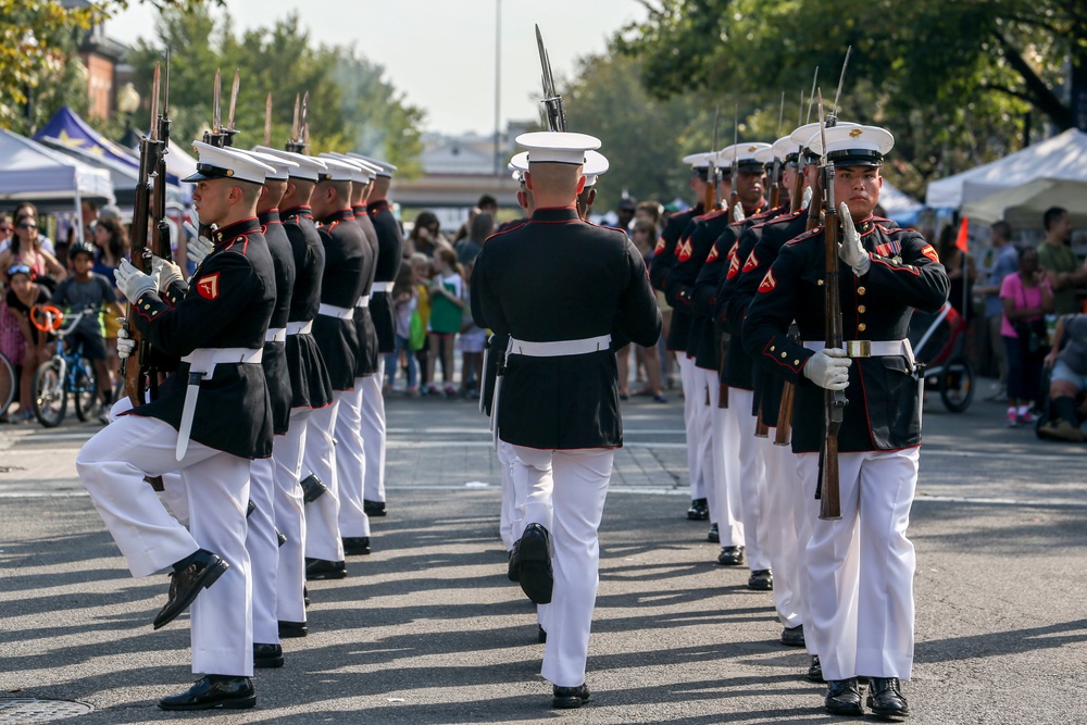 Marines perform for annual Barracks Row Festival