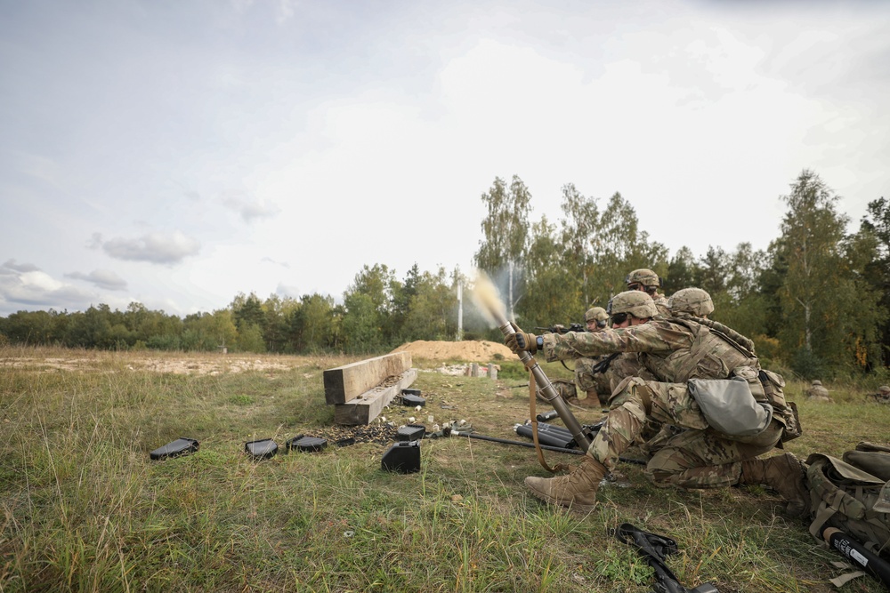Live fire training prepares Soldiers for Poland