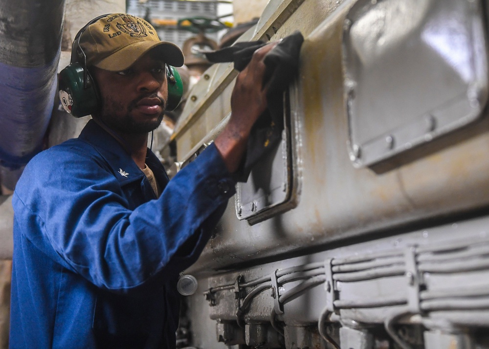 USS Germantown (LSD 42) Engineering Team