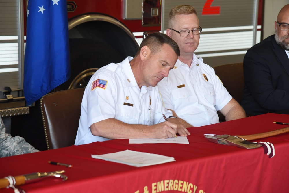 Tinker Firefighters negotiate new Local Supplement Agreement