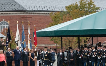 President Hosts Armed Forces Welcome Ceremony for New Joint Chiefs Chairman