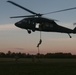 Spartans execute fast rope insertion
