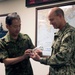 Commander, U.S. 7th Fleet Vice Adm. Bill Merz meets with Gen. Koji Yamazaki, Chief of Staff, Joint Staff, Japan Self-Defense Forces