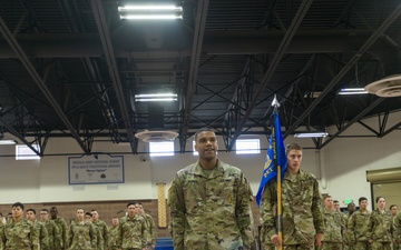 2nd Lt. Tevin Flores Takes Command of Alpha Company of the Recruiting and Retention Battalion