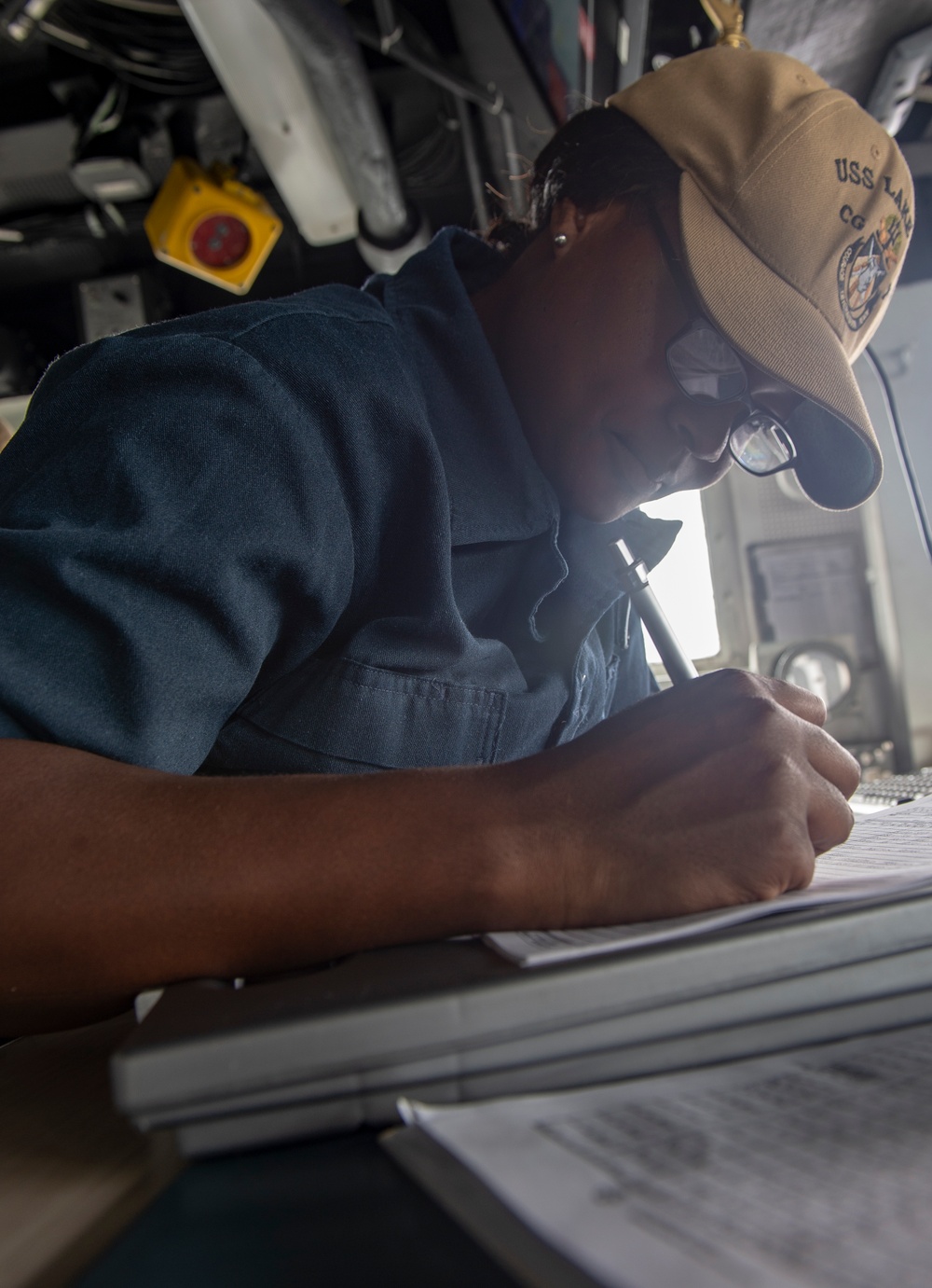 USS Lake Erie Bridge Operations