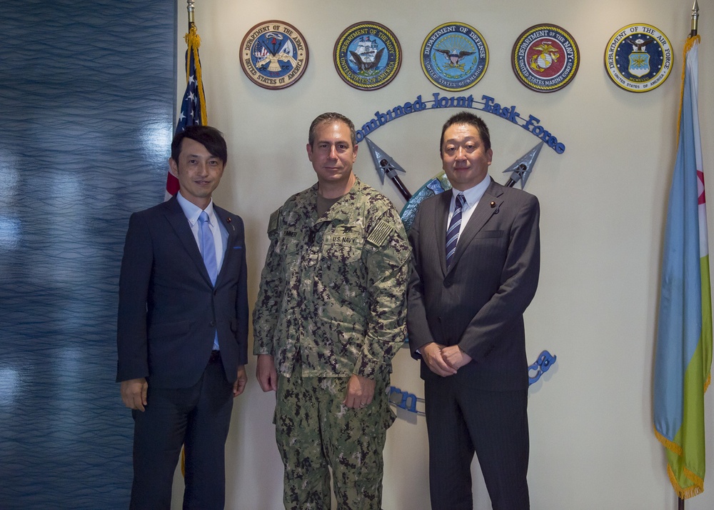 CJTF-HOA Chief of Staff meets with members of Japan Parliament