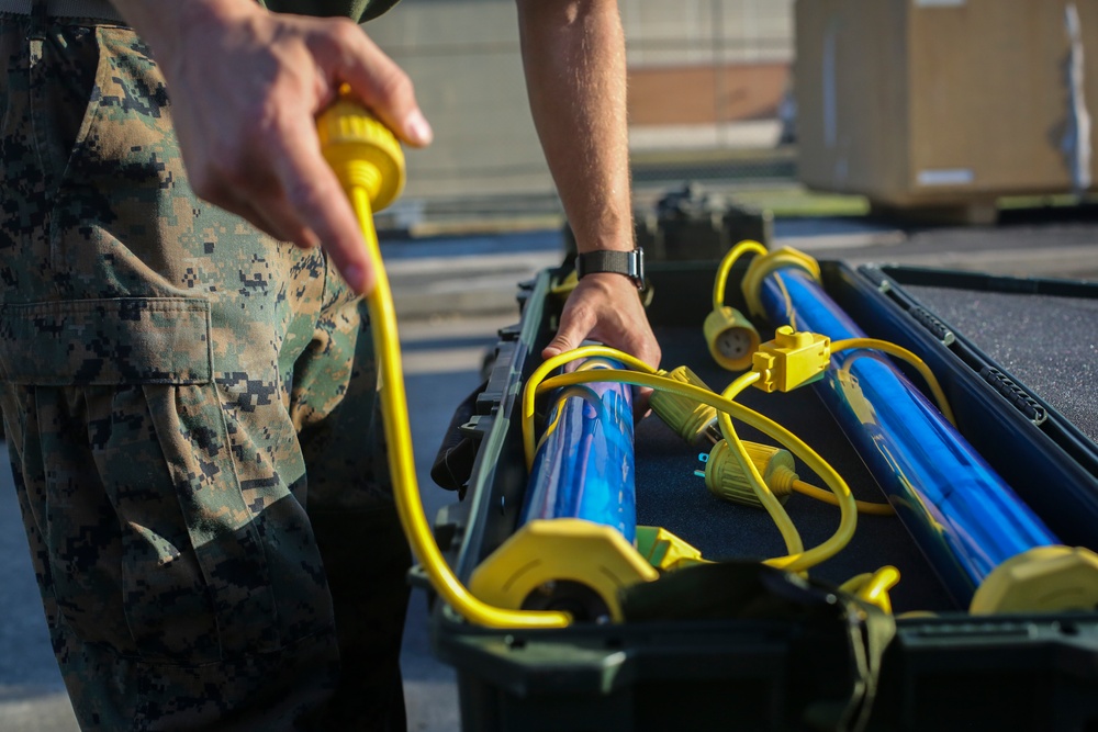 U.S. Navy Sailors Disassemble a FRSS/STP