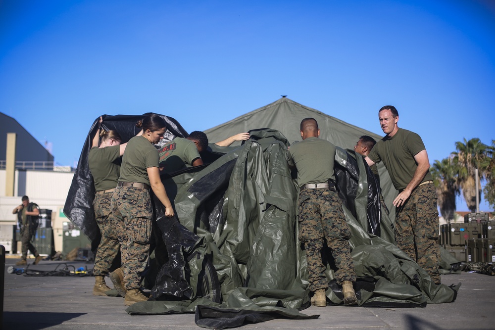 U.S. Navy Sailors Disassemble a FRSS/STP