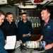 USS Normandy Sailor Gives Self-Contained Breathing Apparatus Training