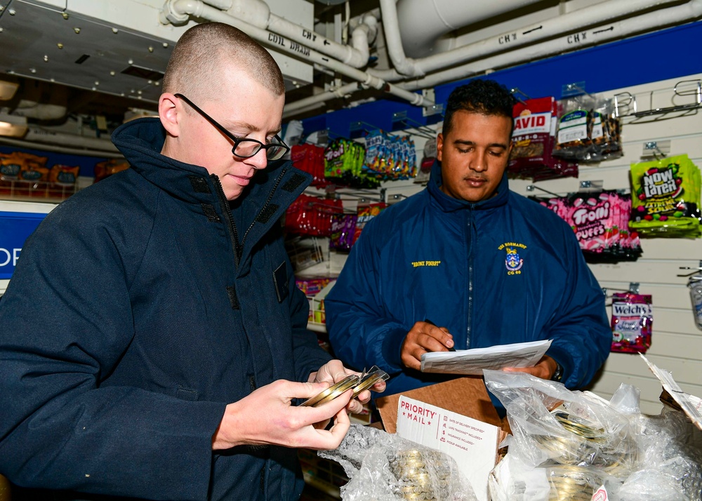 USS Normandy Sailors Inventory Ship's Store