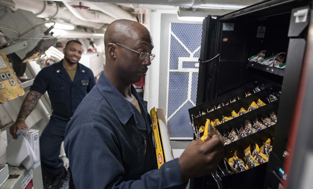 USS Wayne E. Meyer Underway October 1, 2019
