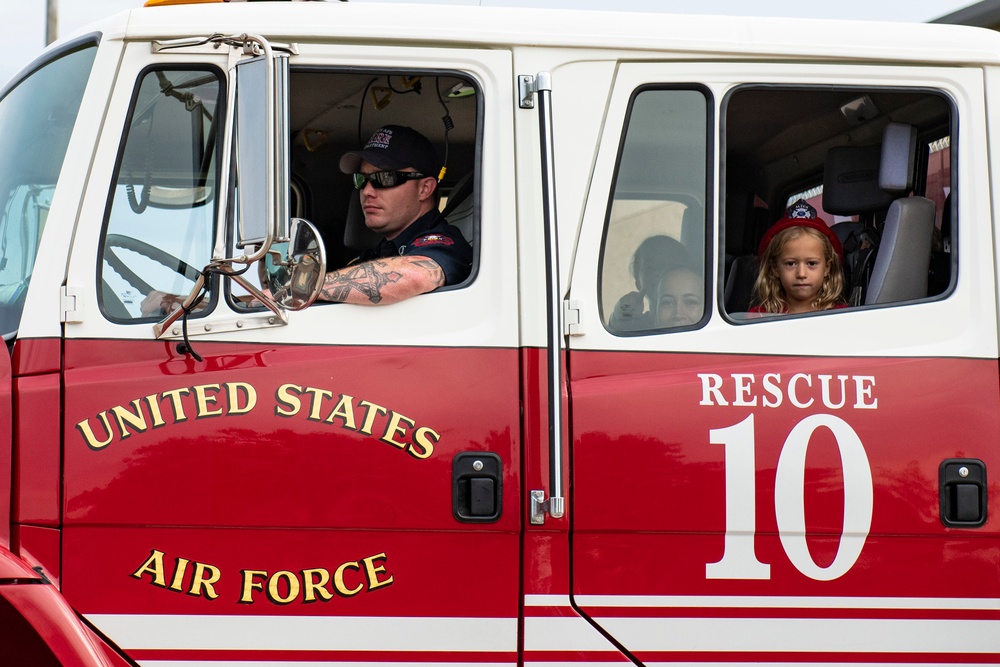 97 CES Concludes Fire Prevention Week with Parade