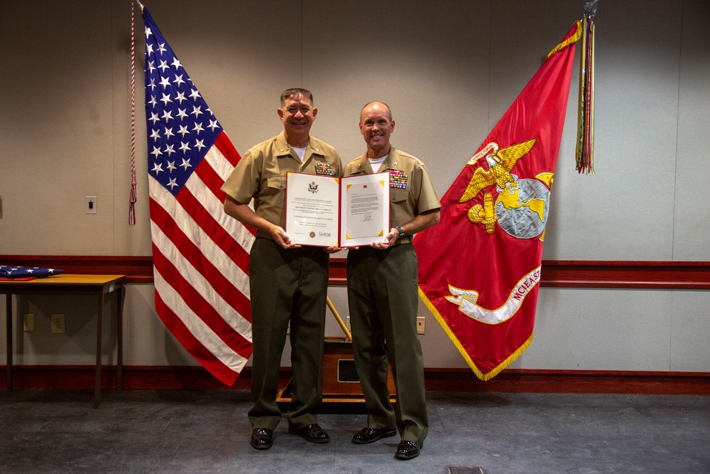 Director of Safety for MCIEAST-MCB Camp Lejeune retires after 26 years of honorable service