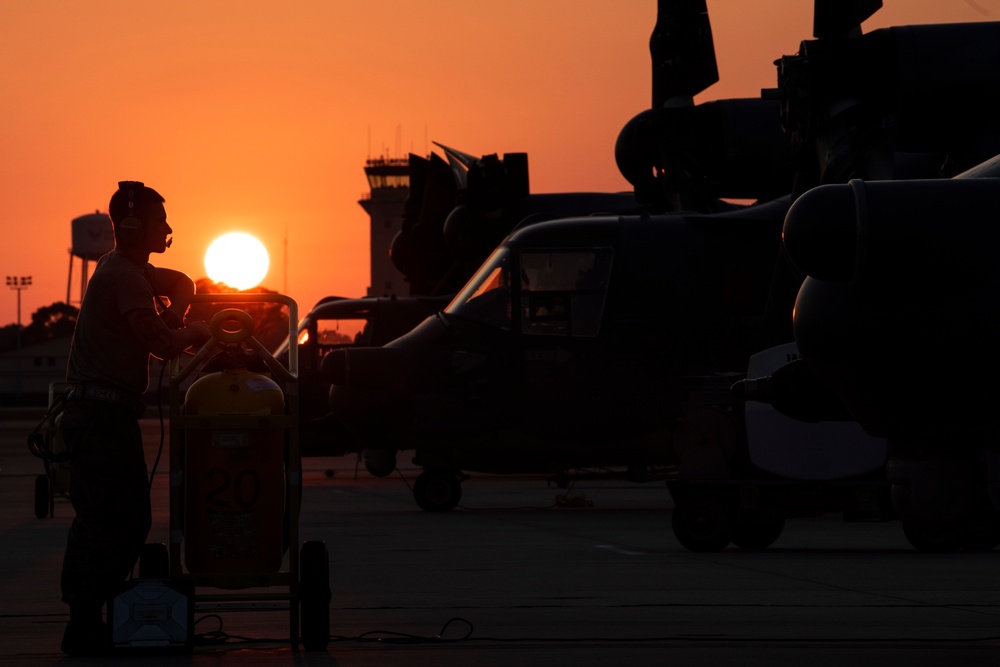 801st Maintenance Air Commandos prepare Ospreys for global transportation and operations