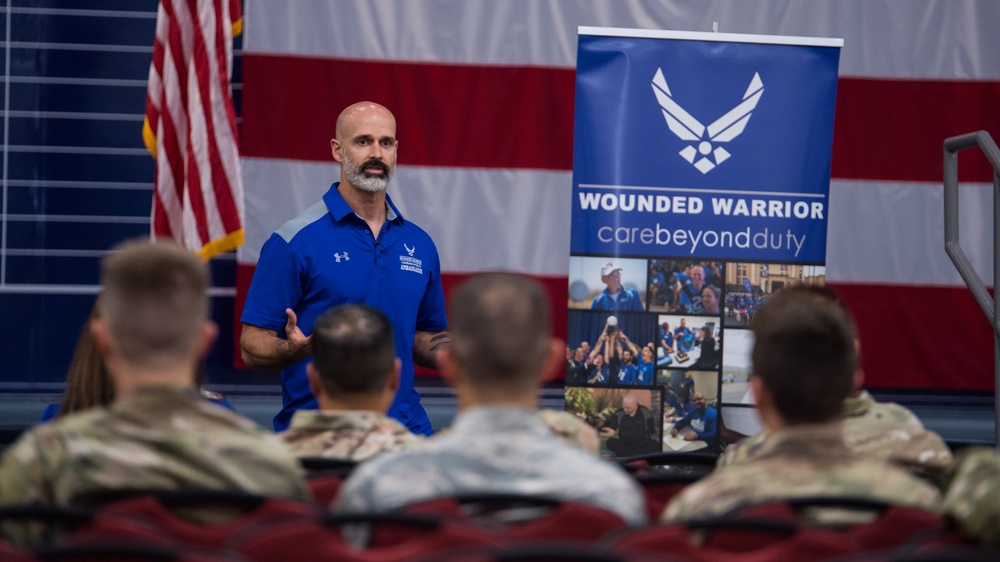 Air Force Wounded Warrior Project ambassador visits Barksdale
