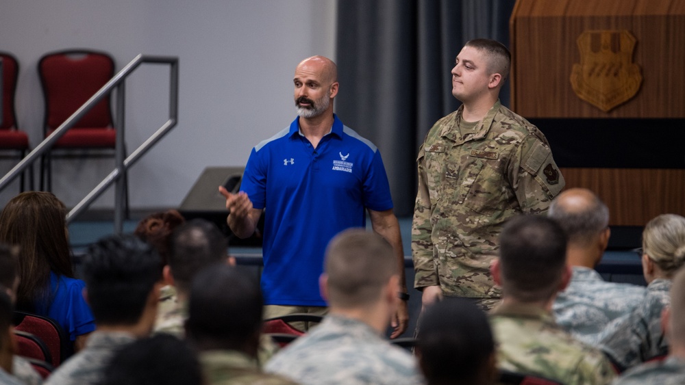Air Force Wounded Warrior Program ambassador visits Barksdale