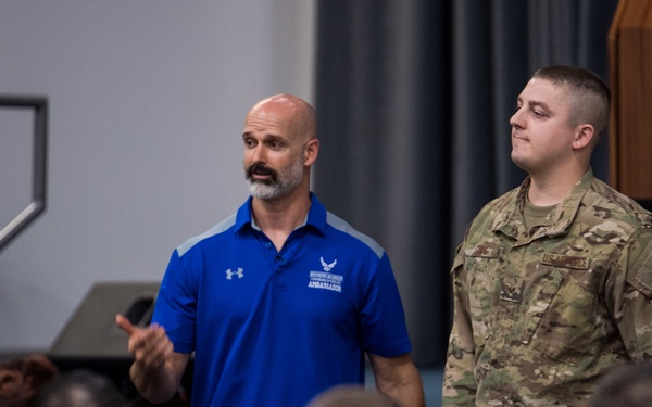 Air Force Wounded Warrior Program ambassador visits Barksdale