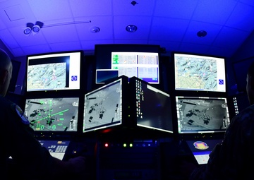 Training at MQ-9 Reaper flight simulators