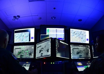 Training at MQ-9 Reaper flight simulators