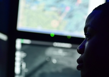 Training at MQ-9 Reaper flight simulators