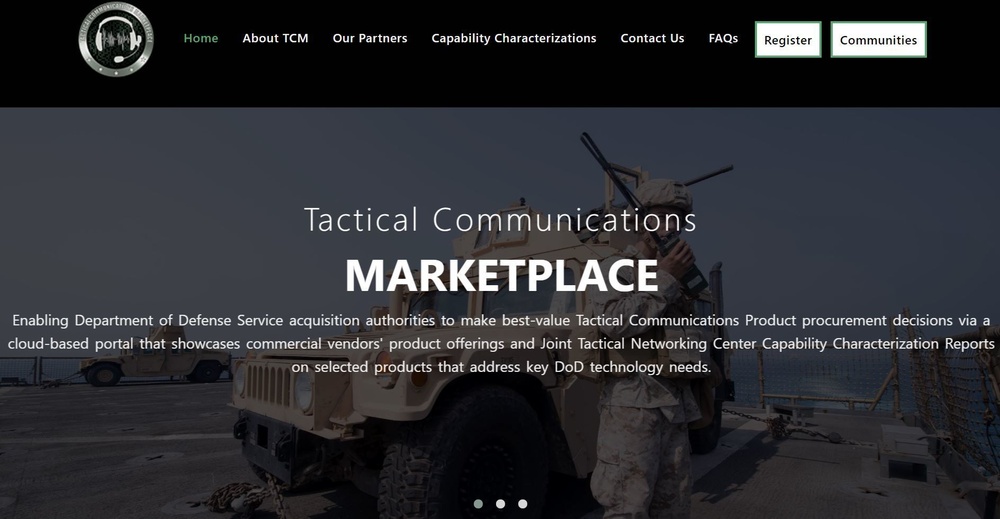 The Joint Tactical Networking Center Launches the Tactical Communications Marketplace for DoD Users
