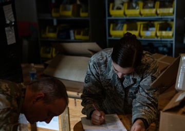 205th EIS perform final radio installation for AFFSA replacement program