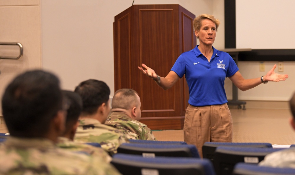Resiliency as a team sport: Wounded warrior shares story with Pacific troops