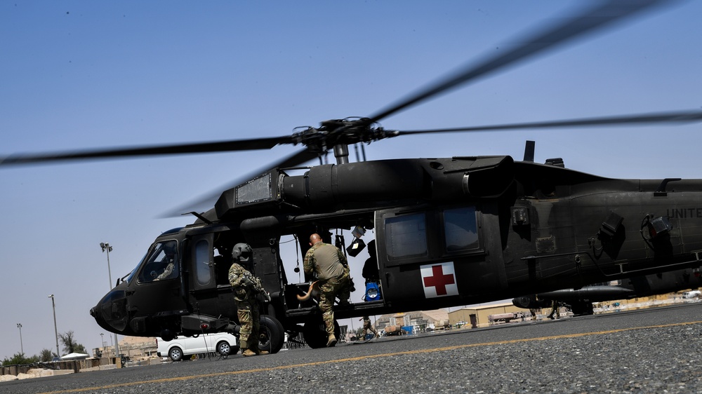 U.S. Airmen, Sailors, Soldiers, team up for joint MEDEVAC exercise