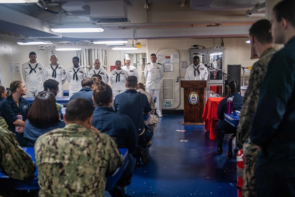 USS Harpers Ferry Commemorates 9/11