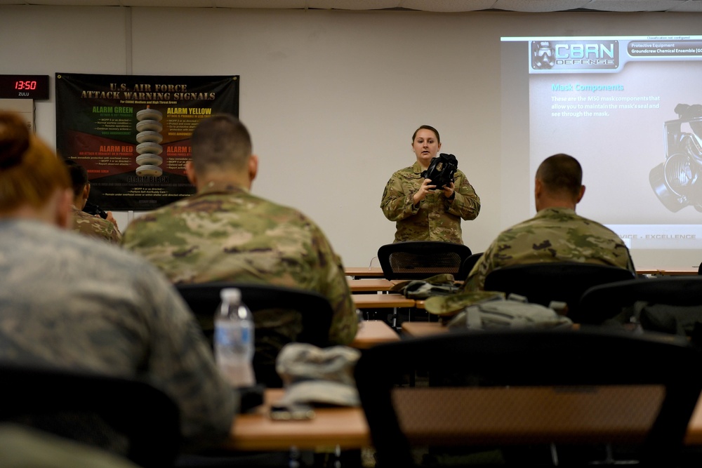 CBRN instructors prepare Black Knights for upcoming exercise