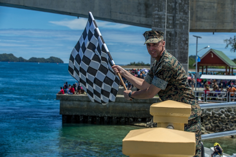 1st Marine Division attends Palau’s Independence Day Boat Race