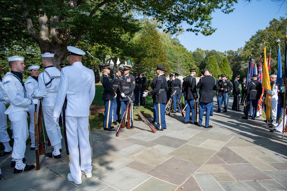 President of Finland Sauli Niinistö Participates in an Armed Forces Full Honors Wreath-Laying Ceremony at the Tomb of the Unknown Soldier