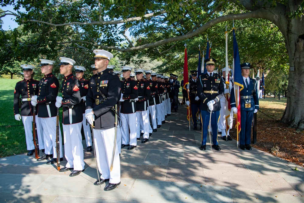 President of Finland Sauli Niinistö Participates in an Armed Forces Full Honors Wreath-Laying Ceremony at the Tomb of the Unknown Soldier