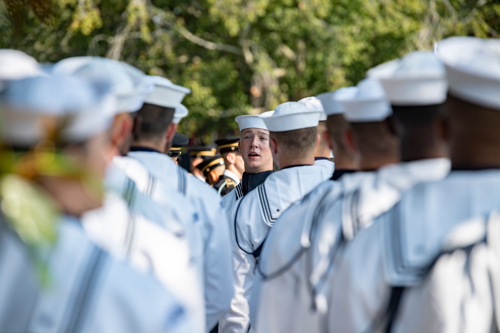 President of Finland Sauli Niinistö Participates in an Armed Forces Full Honors Wreath-Laying Ceremony at the Tomb of the Unknown Soldier