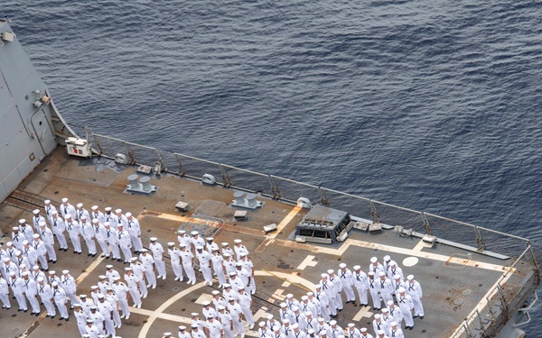 USS Wayne E. Meyer Celebrates 10 Years