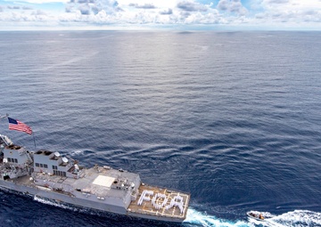 USS Wayne E. Meyer DDG 108 10th Anniversary of Ship's Commissioning "FOA"