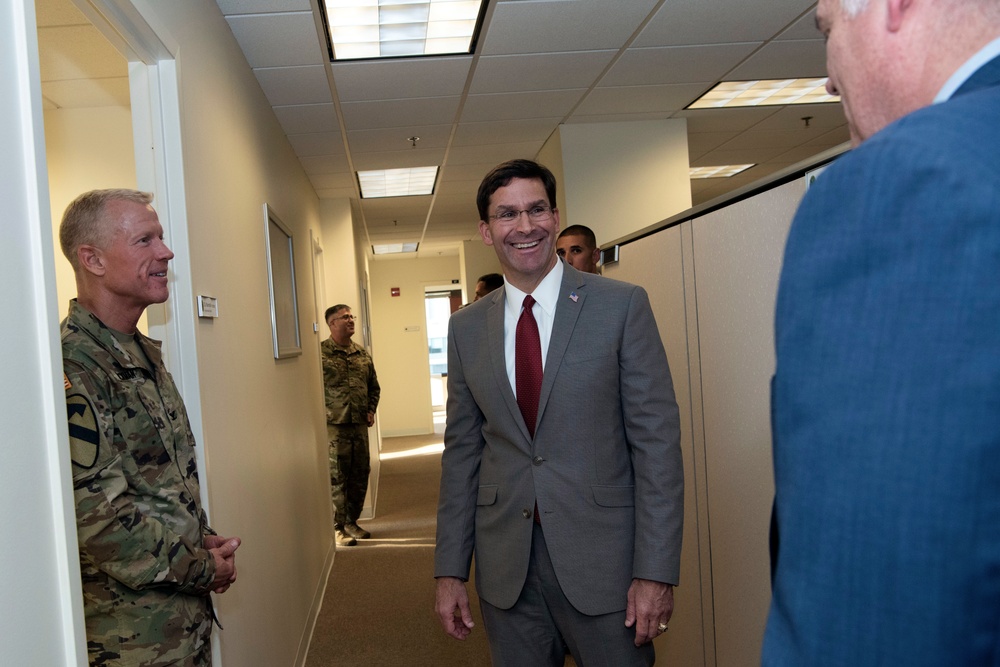 Secretary Esper Meets With Close Combat Lethality Task Force