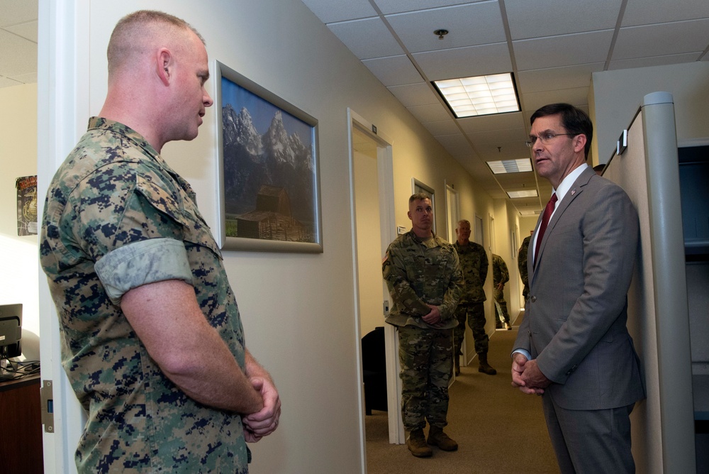 Secretary Esper Meets With Close Combat Lethality Task Force