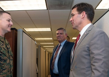 Secretary Esper Meets With Close Combat Lethality Task Force