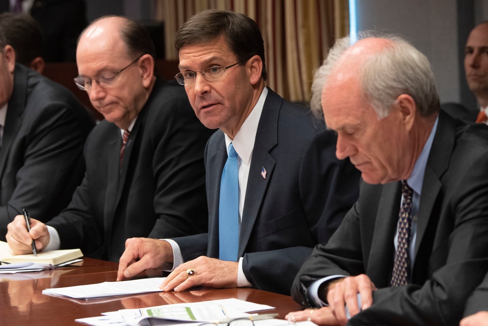 Secretary Esper Attends Tri-Service Roundtable on Military Housing