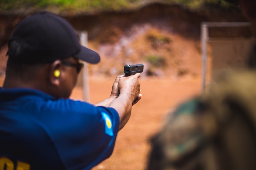 Koa Moana 2019 Pistol Range Exchange Training