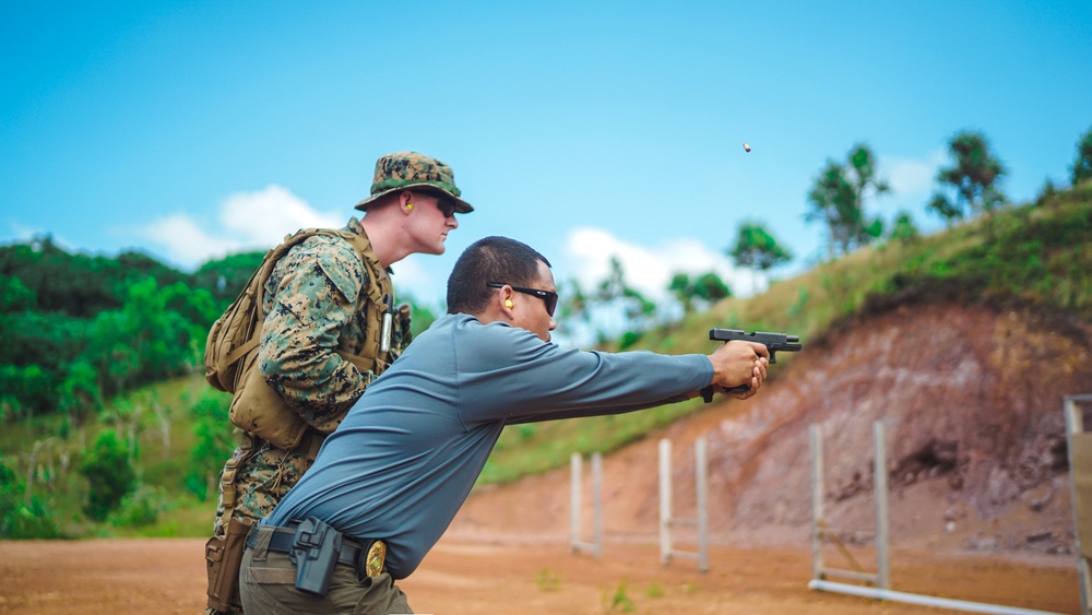 Koa Moana 2019 Pistol Range Exchange Training
